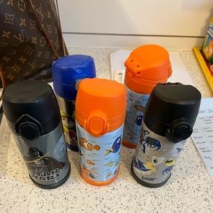 Pottery Barn kids water bottles